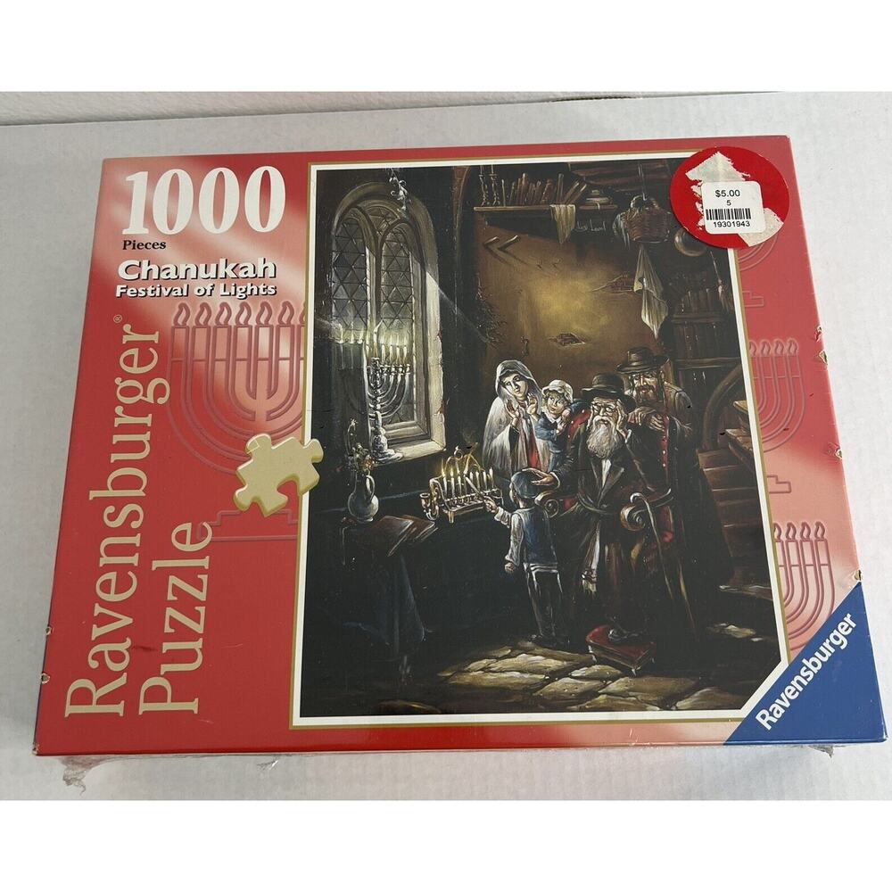 Sealed/New Ravensburger 1000 Piece Puzzle Chanukah Festival of Lights No. 81959